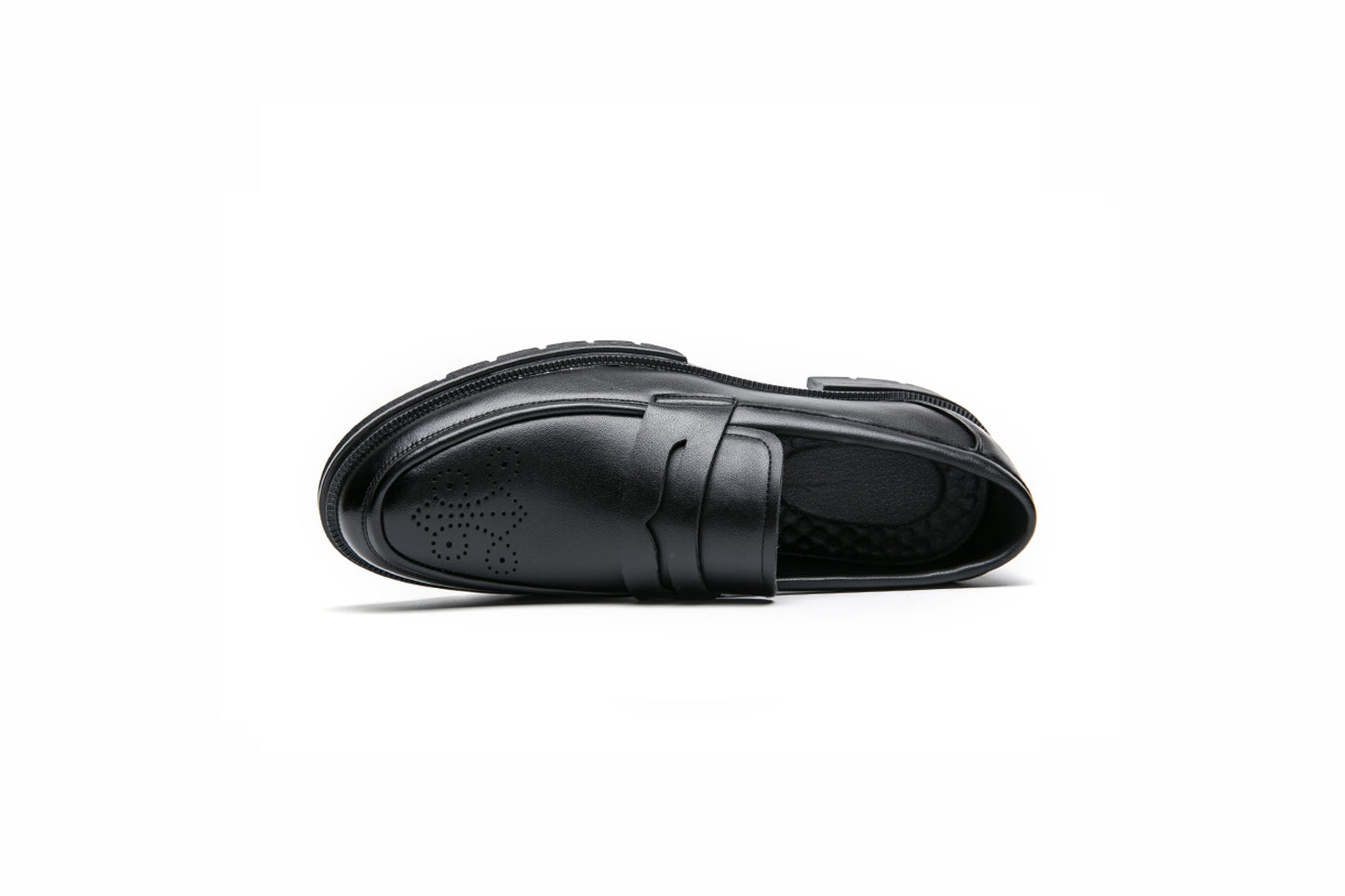 Brogued Slip-On Casual Loafers