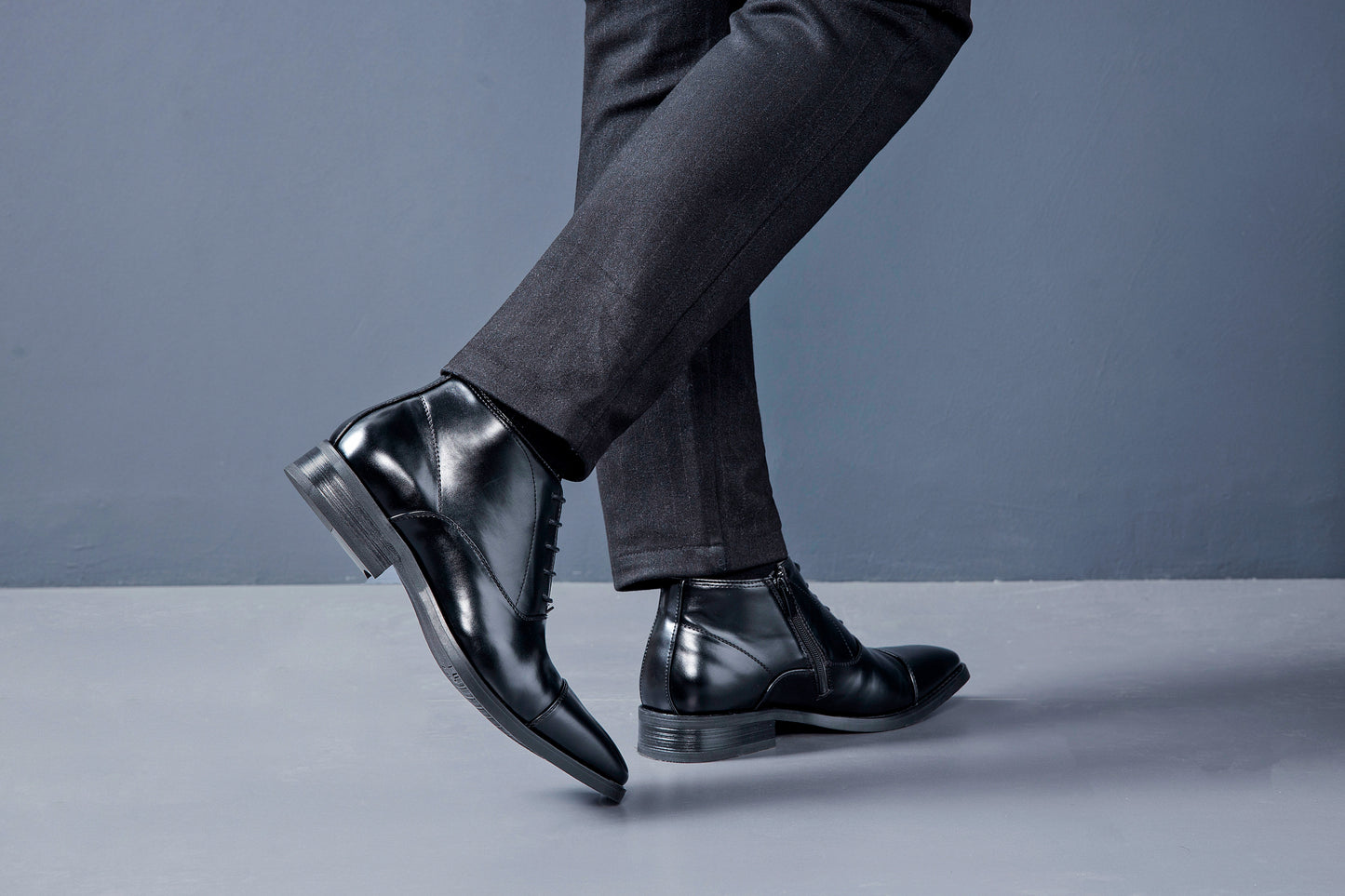 Men's Classic Business Martin Boots - Black