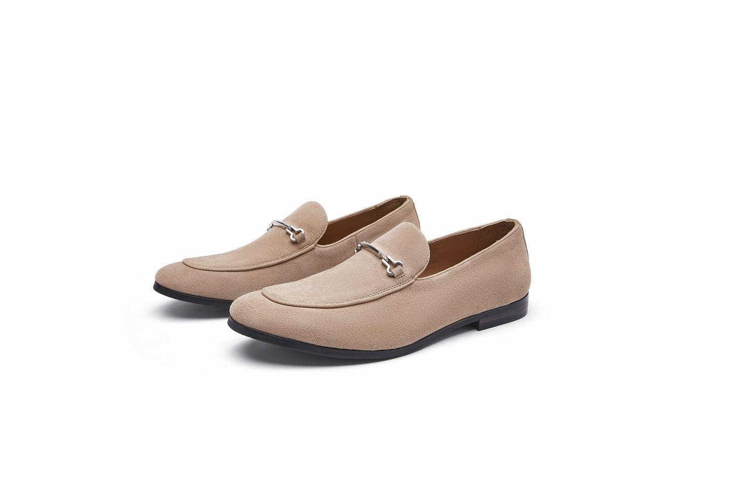 Men's Casual Horsebit Suede Loafers