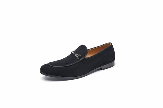 Men's Casual Horsebit Suede Loafers