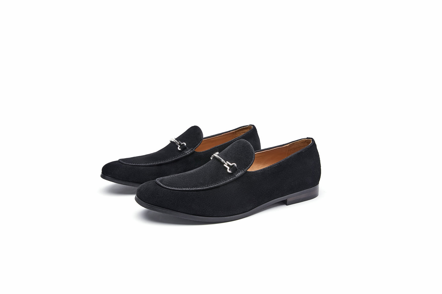 Men's Casual Horsebit Suede Loafers