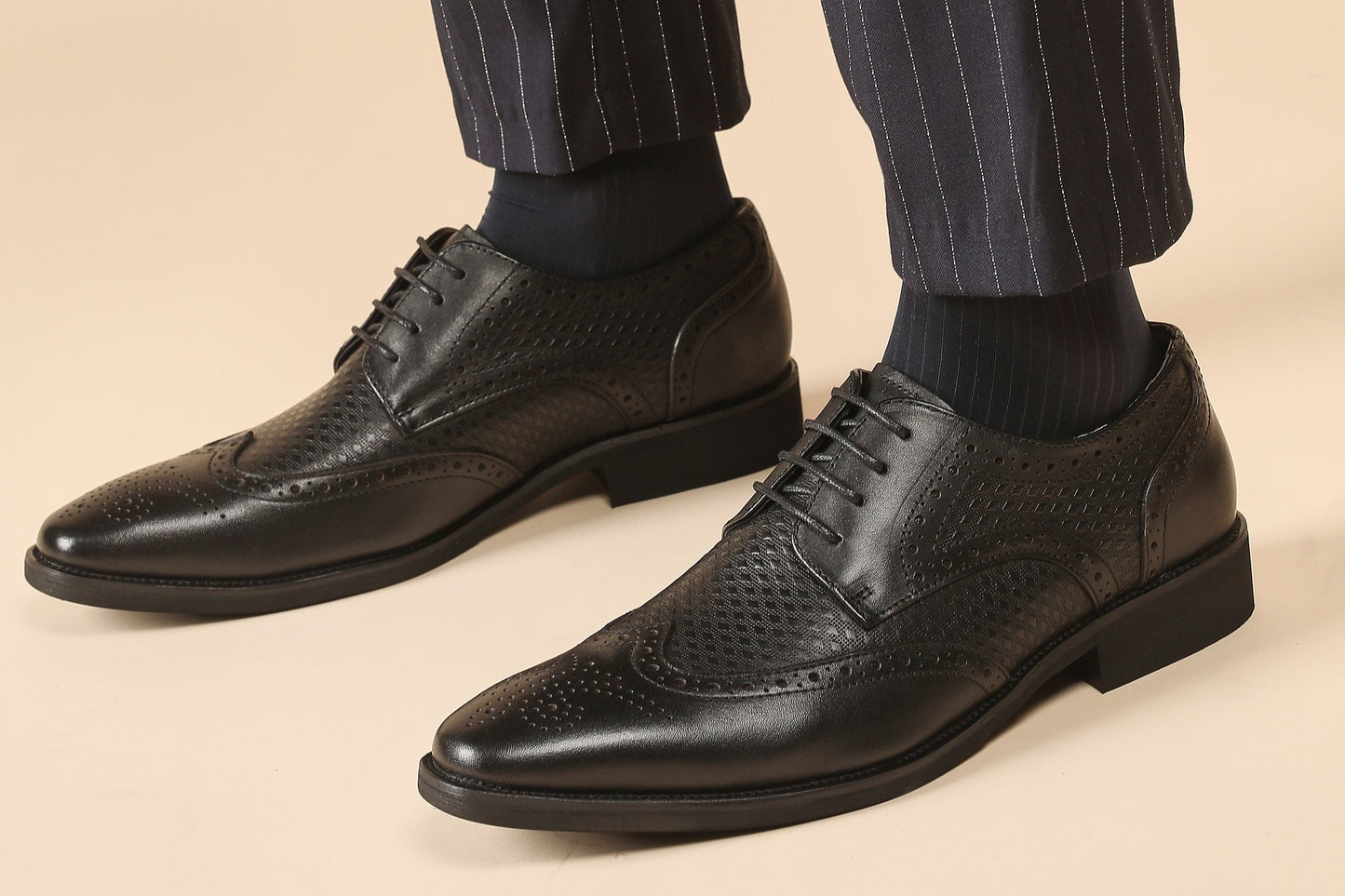 British Style Youth Business Formal Leather Derby Shoes
