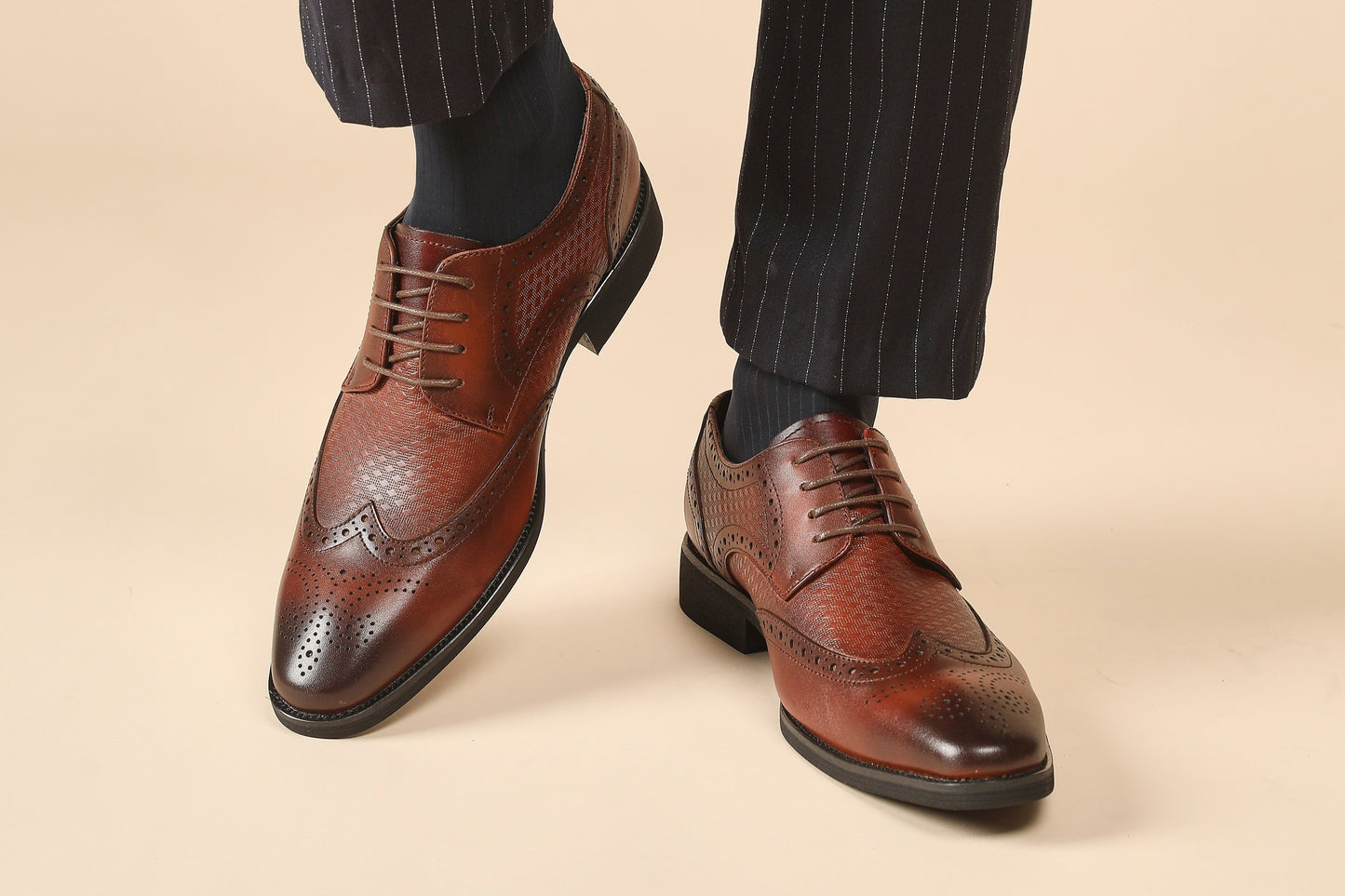 British Style Youth Business Formal Leather Derby Shoes