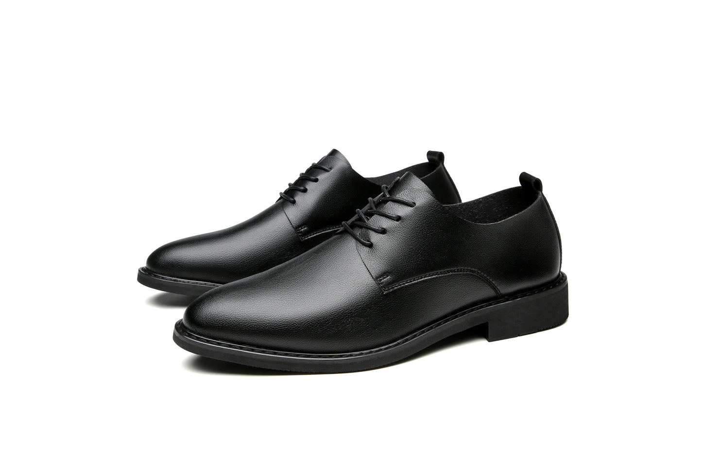 Lightweight Office Business Derby Shoes - Black