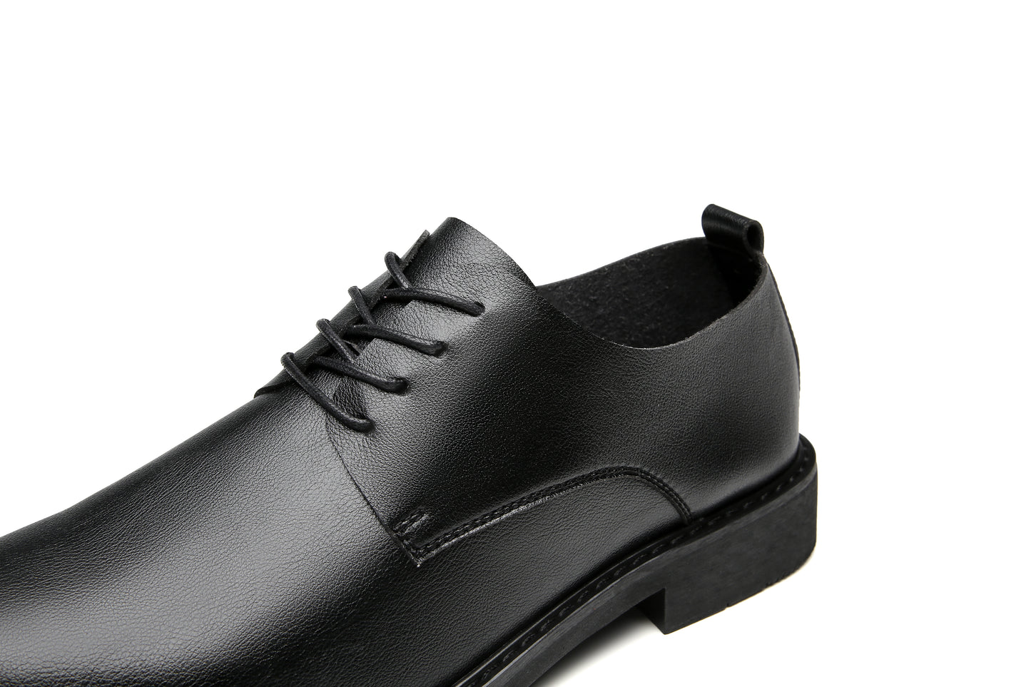 Lightweight Office Business Derby Shoes - Black