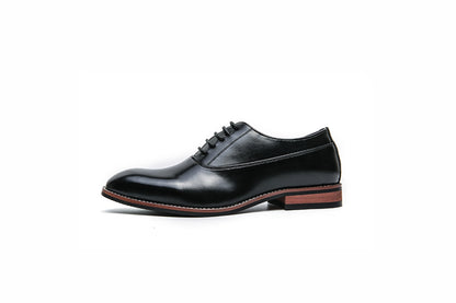 Lace-Up Leather Casual Oxford Shoes