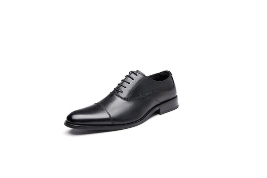 Men's Oxford Leather Shoes - Full-Grain Leather