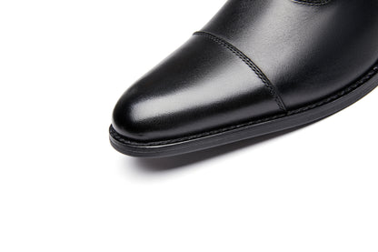 Men's Oxford Leather Shoes - Full-Grain Leather