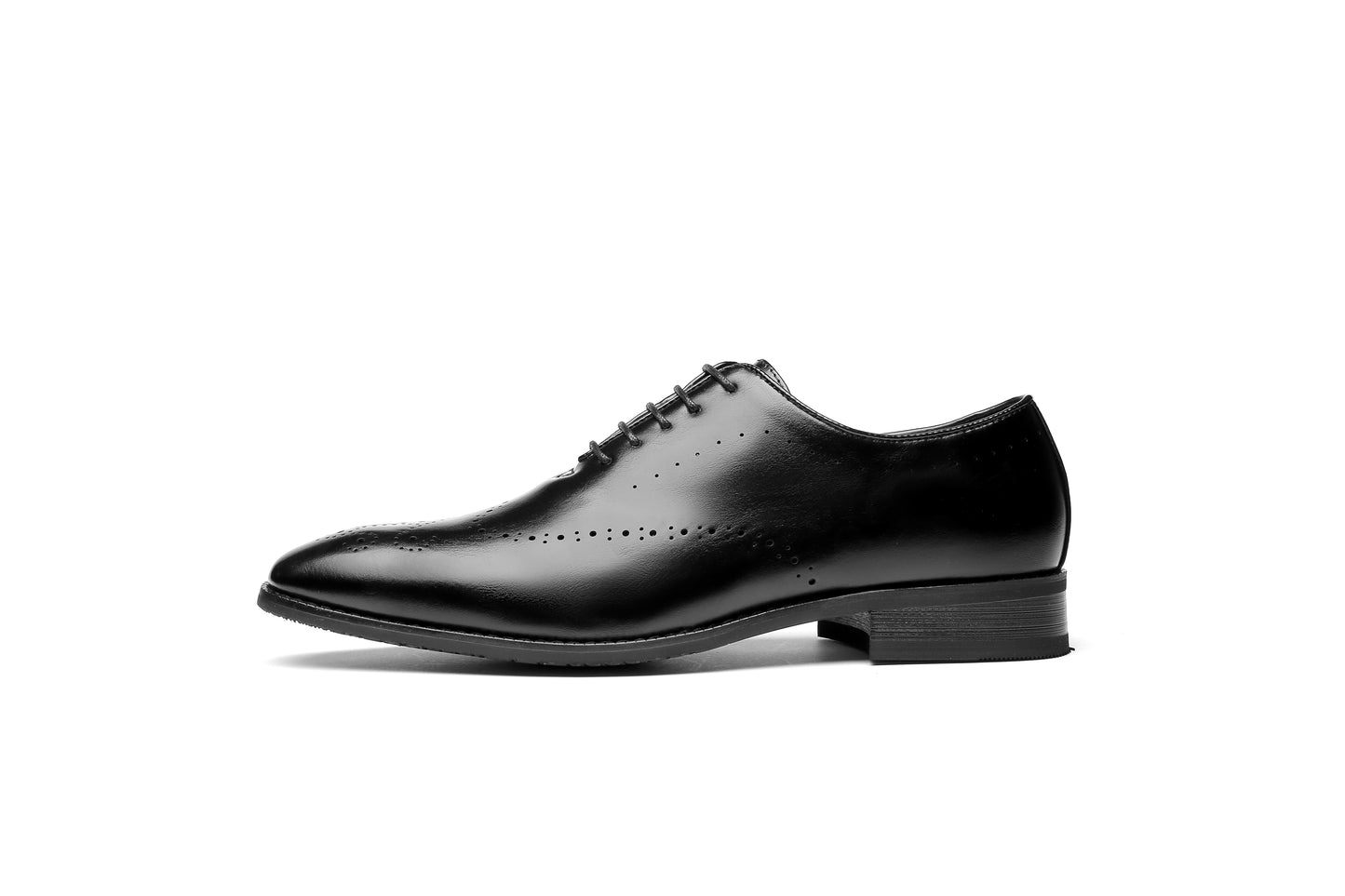 Classic Business Derby Shoes with Carved Pattern