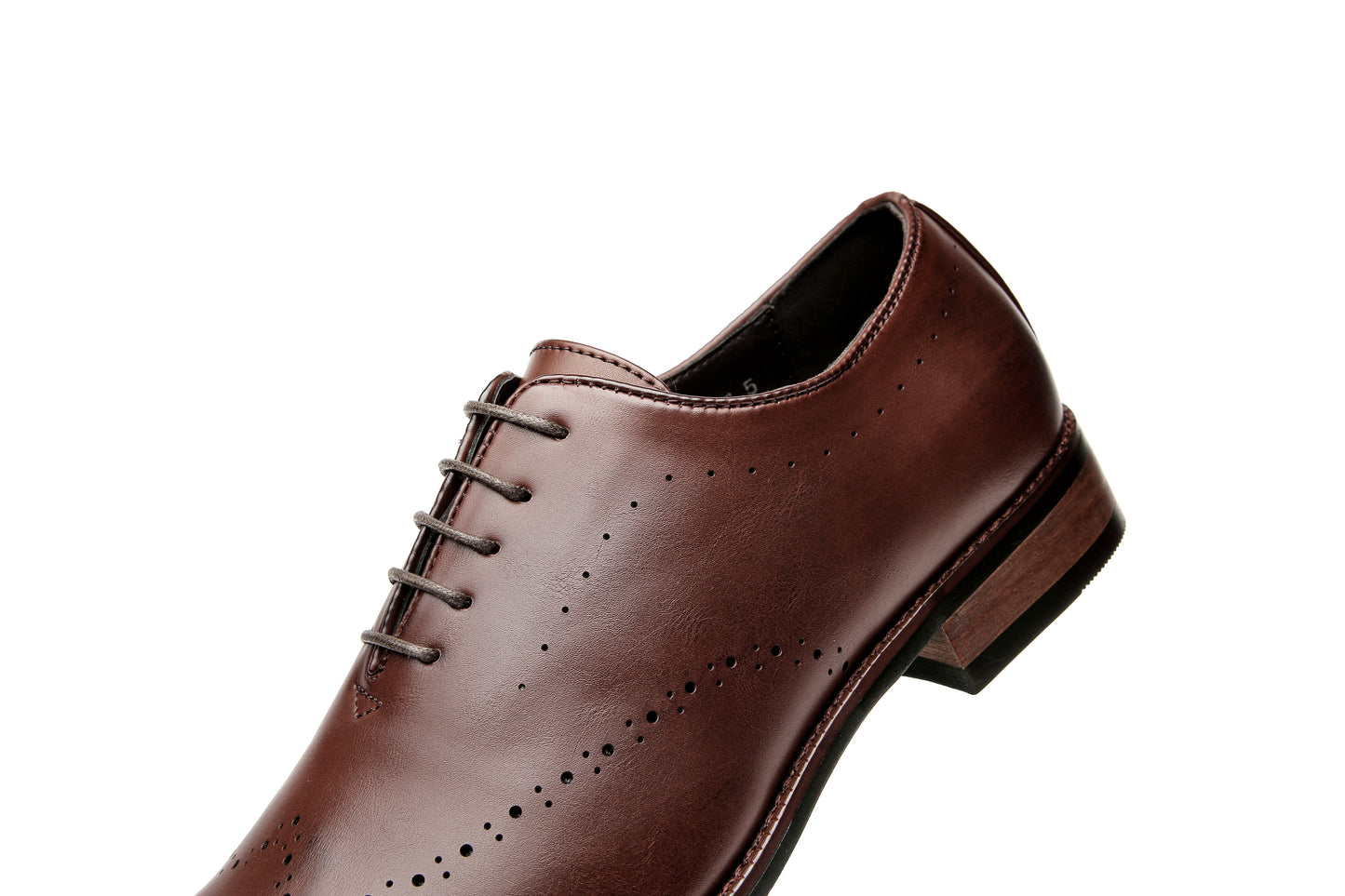 Classic Business Derby Shoes with Carved Pattern