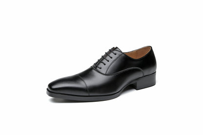 Leather Lace-Up Oxford Shoes