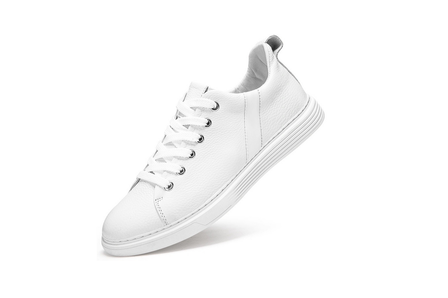 Minimalist Full-Grain Leather Sneakers