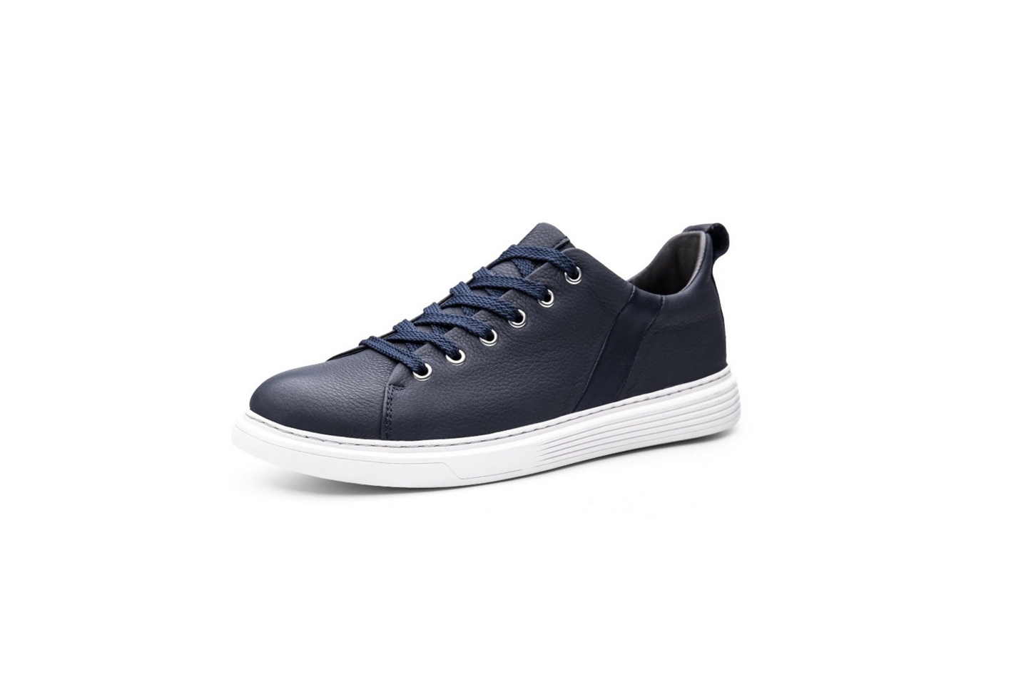 Minimalist Full-Grain Leather Sneakers